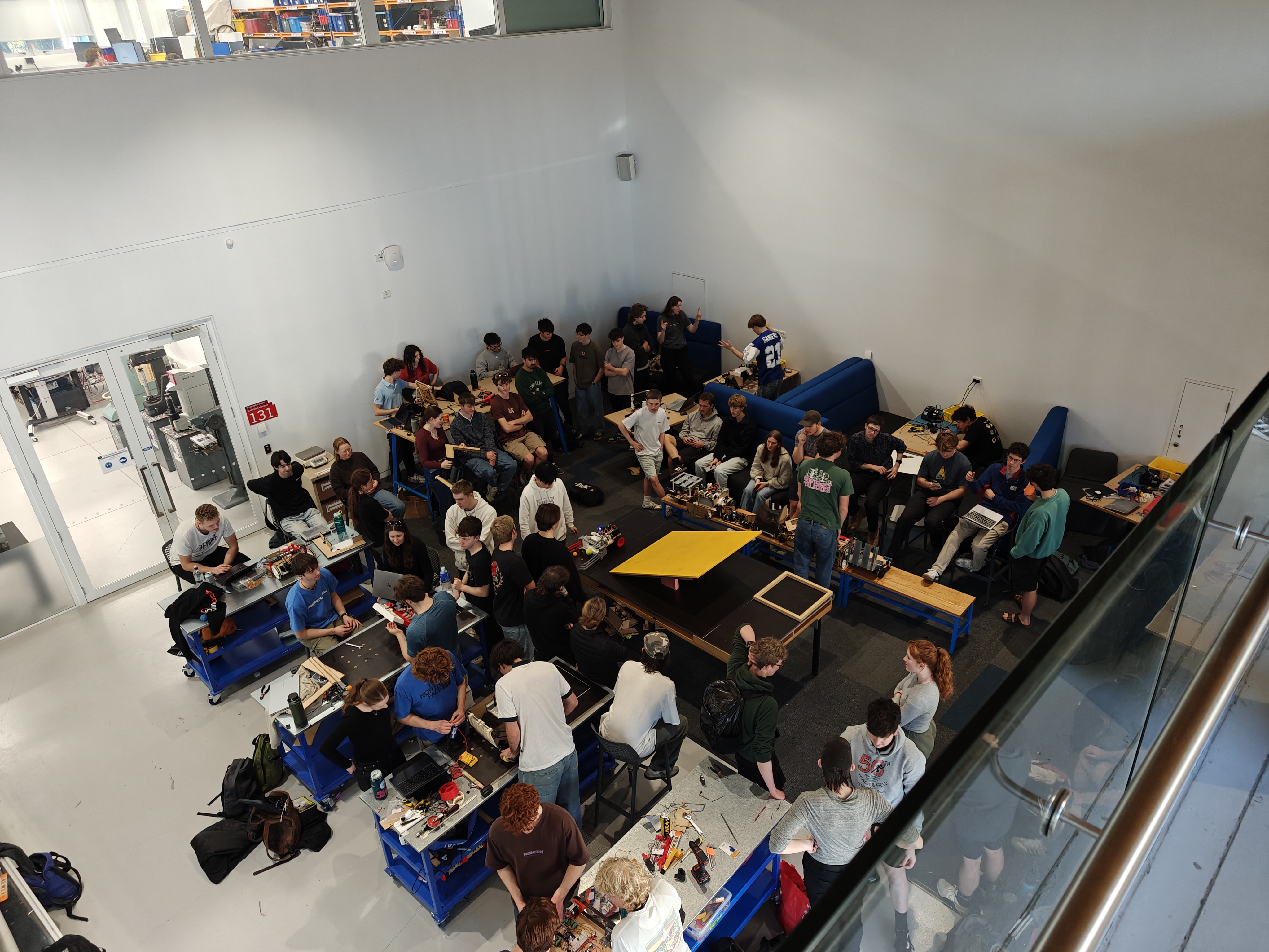 Preparation day for the competition.