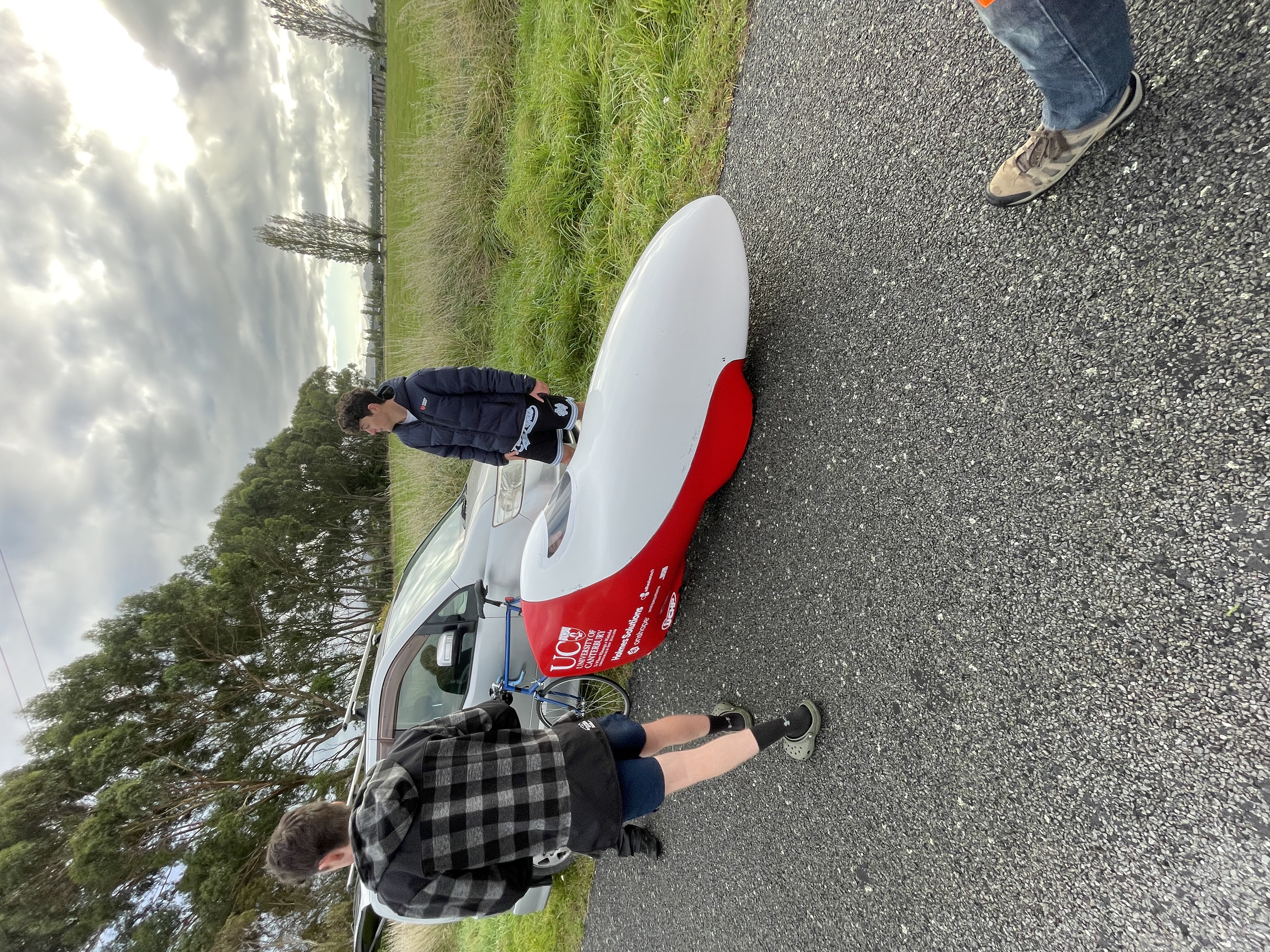 Side view of Mako on a testing day.
