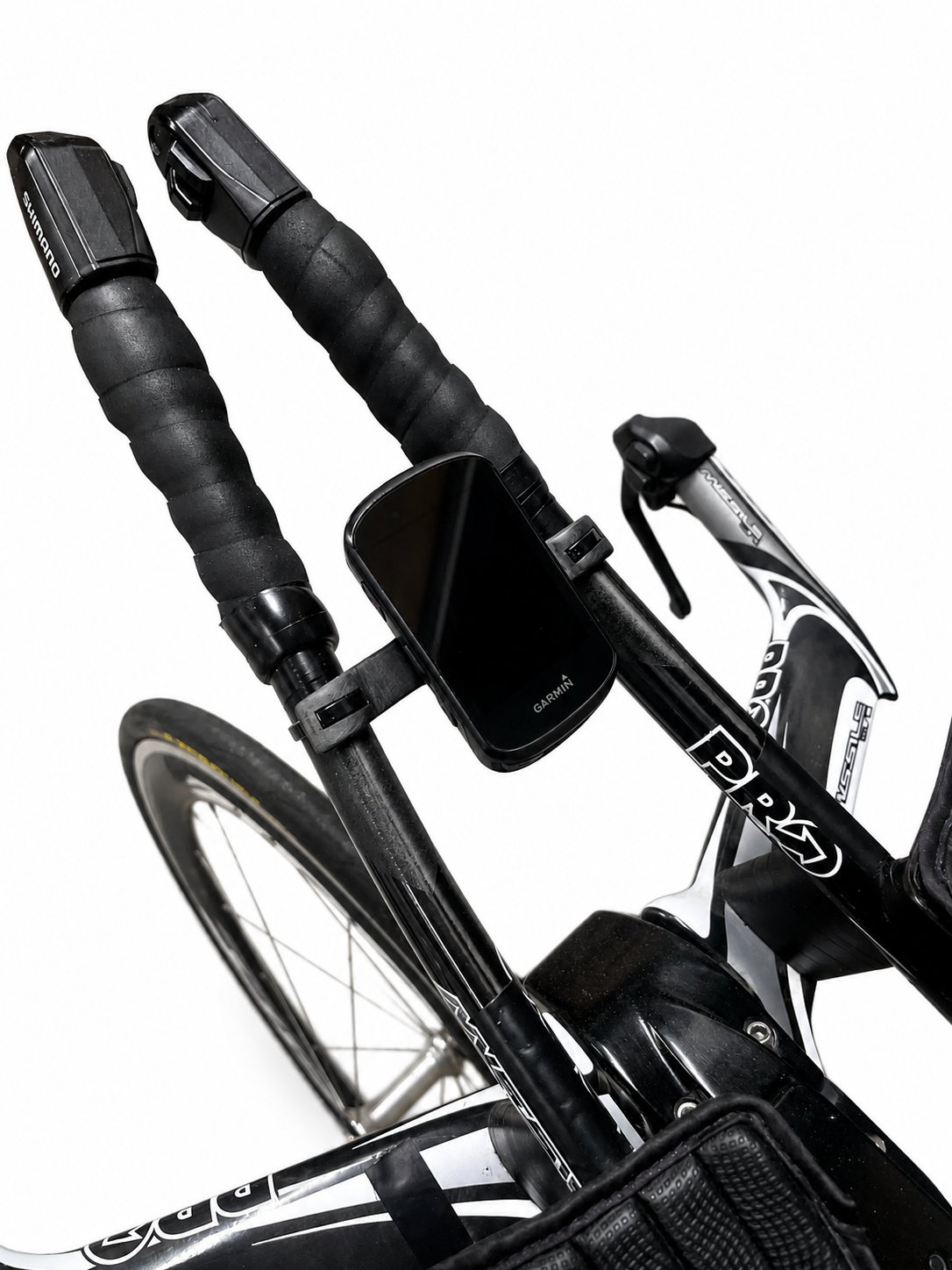 Garmin on mount on my time trial bike.